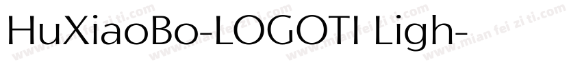 HuXiaoBo-LOGOTI Ligh字体转换